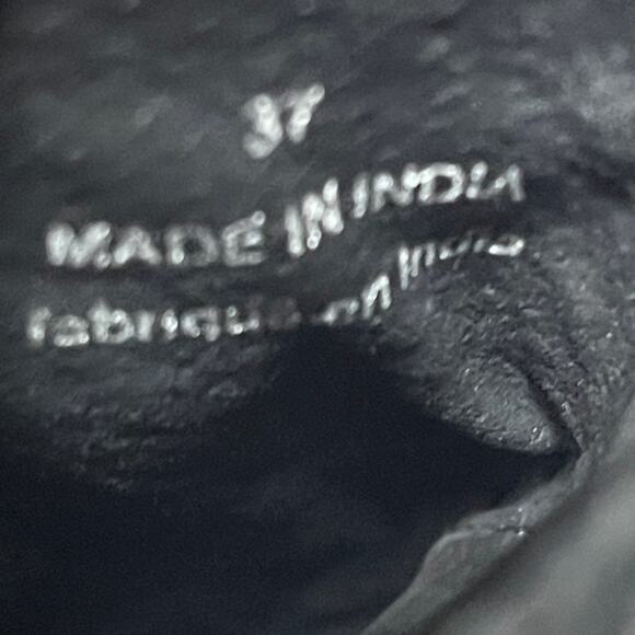 Free‎ People Ranger  Black Ankle Boot Size 7 - Picture 6 of 8